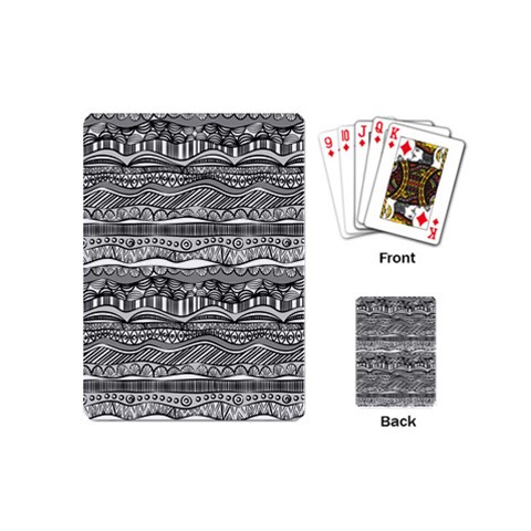 Ethno Seamless Pattern Playing Cards Single Design (Mini) from ArtsNow.com Back