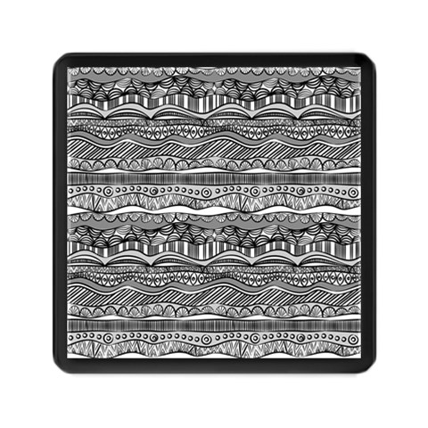 Ethno Seamless Pattern Memory Card Reader (Square) from ArtsNow.com Front