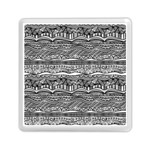 Ethno Seamless Pattern Memory Card Reader (Square)