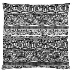 Ethno Seamless Pattern Large Cushion Case (Two Sides) from ArtsNow.com Back