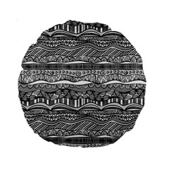 Ethno Seamless Pattern Standard 15  Premium Round Cushions from ArtsNow.com Back