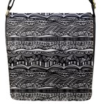 Ethno Seamless Pattern Flap Closure Messenger Bag (S)