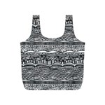 Ethno Seamless Pattern Full Print Recycle Bag (S)