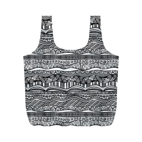 Ethno Seamless Pattern Full Print Recycle Bag (M) from ArtsNow.com Front