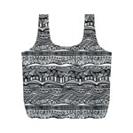 Ethno Seamless Pattern Full Print Recycle Bag (M)