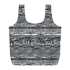 Ethno Seamless Pattern Full Print Recycle Bag (L) from ArtsNow.com Back
