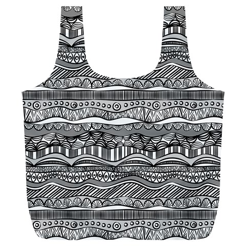 Ethno Seamless Pattern Full Print Recycle Bag (XL) from ArtsNow.com Front