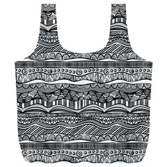 Ethno Seamless Pattern Full Print Recycle Bag (XL) from ArtsNow.com Front