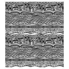 Ethno Seamless Pattern Drawstring Pouch (Medium) from ArtsNow.com Front
