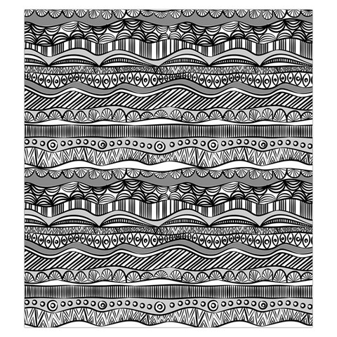 Ethno Seamless Pattern Drawstring Pouch (Large) from ArtsNow.com Front