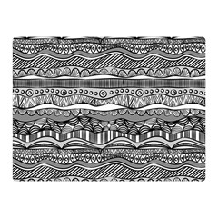 Ethno Seamless Pattern Two Sides Premium Plush Fleece Blanket (Mini) from ArtsNow.com 35 x27  Blanket Back
