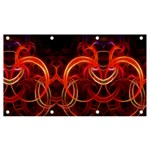 Background Fractal Abstract Banner and Sign 7  x 4 