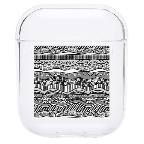 Ethno Seamless Pattern Hard PC AirPods 1/2 Case from ArtsNow.com Front