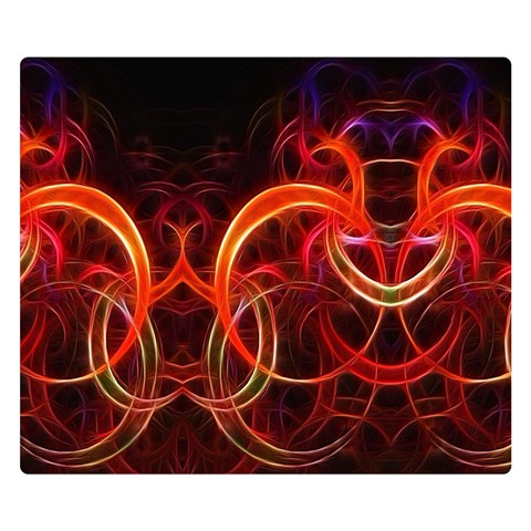 Background Fractal Abstract Premium Plush Fleece Blanket (Small) from ArtsNow.com 50 x40  Blanket Front