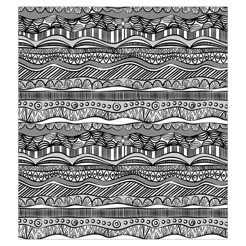 Ethno Seamless Pattern Drawstring Pouch (2XL) from ArtsNow.com Front