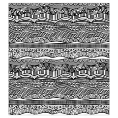 Ethno Seamless Pattern Drawstring Pouch (2XL) from ArtsNow.com Back