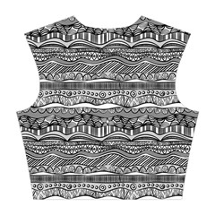 Ethno Seamless Pattern Cotton Crop Top from ArtsNow.com Back