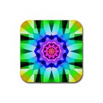 Ornament Kaleidoscope Rubber Coaster (Square)