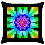 Ornament Kaleidoscope Throw Pillow Case (Black)