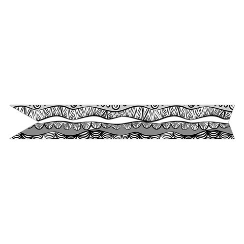Ethno Seamless Pattern Midi Wrap Pencil Skirt from ArtsNow.com Hem