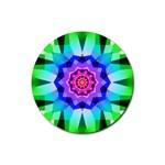 Ornament Kaleidoscope Rubber Coaster (Round)