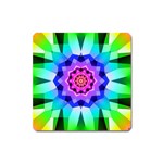 Ornament Kaleidoscope Square Magnet