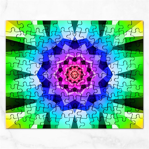 Ornament Kaleidoscope Rectangular Jigsaw Puzzl from ArtsNow.com Front