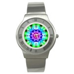 Ornament Kaleidoscope Stainless Steel Watch