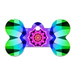 Ornament Kaleidoscope Dog Tag Bone (Two Sides)