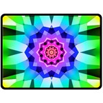 Ornament Kaleidoscope Fleece Blanket (Large)