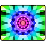 Ornament Kaleidoscope Fleece Blanket (Medium)