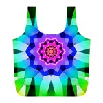 Ornament Kaleidoscope Full Print Recycle Bag (L)