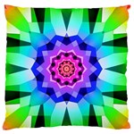 Ornament Kaleidoscope Standard Premium Plush Fleece Cushion Case (Two Sides)