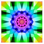 Ornament Kaleidoscope Square Satin Scarf (36  x 36 )