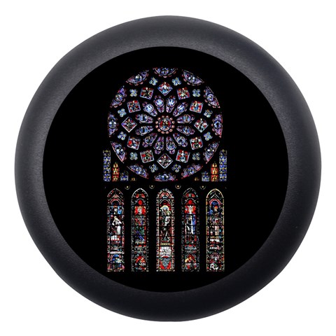 Rosette Cathedral Dento Box with Mirror from ArtsNow.com Front
