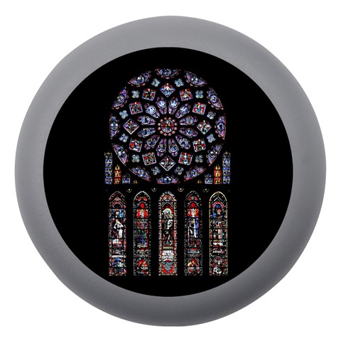Rosette Cathedral Dento Box with Mirror from ArtsNow.com Front