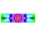 Ornament Kaleidoscope Oblong Satin Scarf (16  x 60 )