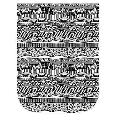Ethno Seamless Pattern Waist Pouch (Large) from ArtsNow.com Front Pocket