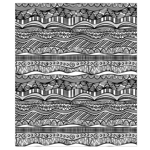 Ethno Seamless Pattern Waist Pouch (Large) from ArtsNow.com Back Strap