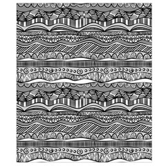 Ethno Seamless Pattern Belt Pouch Bag (Large) from ArtsNow.com Back Strap