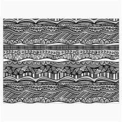 Ethno Seamless Pattern Roll Up Canvas Pencil Holder (M) from ArtsNow.com Front