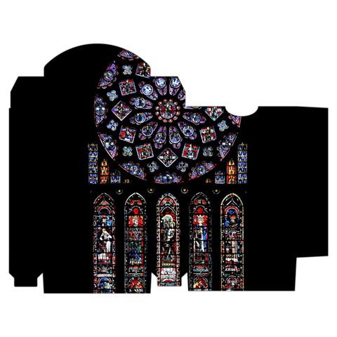 Rosette Cathedral Playing Cards Single Design (Rectangle) with Custom Box from ArtsNow.com Poker Box