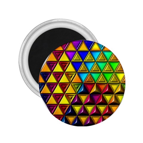 Cube Diced Tile Background Image 2.25  Magnets from ArtsNow.com Front