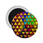 Cube Diced Tile Background Image 2.25  Magnets