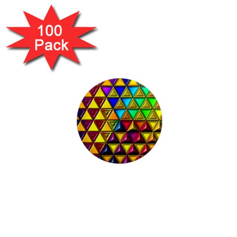 Cube Diced Tile Background Image 1  Mini Magnets (100 pack)  from ArtsNow.com Front