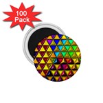 Cube Diced Tile Background Image 1.75  Magnets (100 pack) 