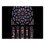 Rosette Cathedral Premium Plush Fleece Blanket (Large)