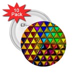Cube Diced Tile Background Image 2.25  Buttons (10 pack) 