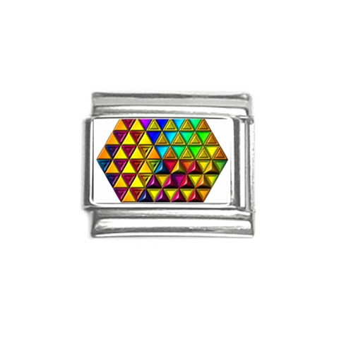 Cube Diced Tile Background Image Italian Charm (9mm) from ArtsNow.com Front