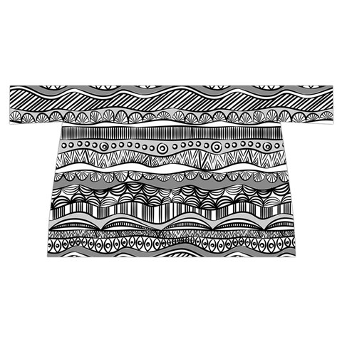 Ethno Seamless Pattern Wristlet Pouch Bag (Small) from ArtsNow.com Back